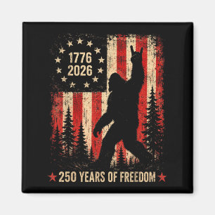 250 Years Aamerican Bigfoot Patriotic 1776-2026 Magnet