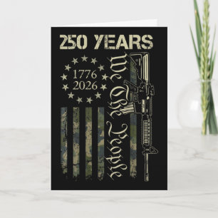 250 Years America 1776-2026 We The People 250th Us Card