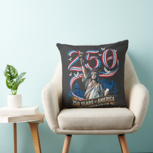 250 Years America Anniversary 1776 2026 Cushion