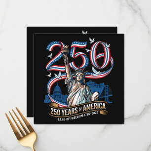 250 Years America Anniversary 1776 2026 Menu