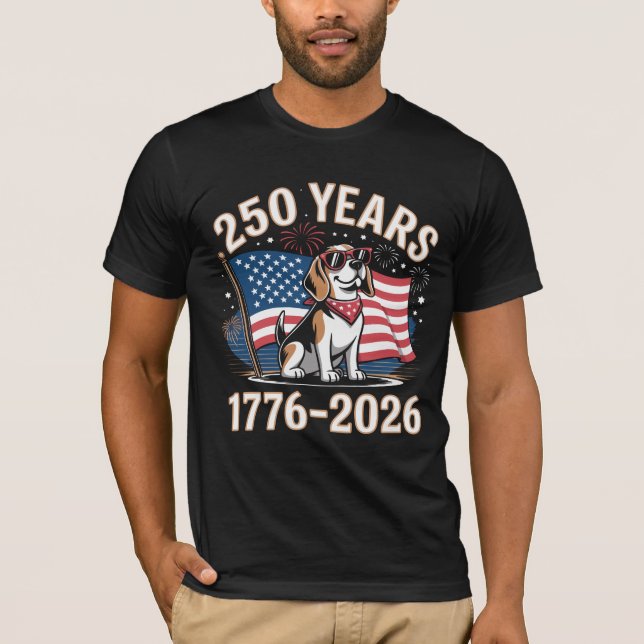 250 Years America Anniversary 250th Birthday USA T-Shirt (Front)