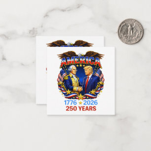 250 Years America Anniversary 250th Card