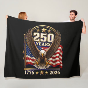 250 Years America Anniversary 250th Fleece Blanket