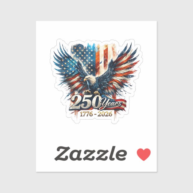250 Years America Anniversary 250th Independence D (Sheet)