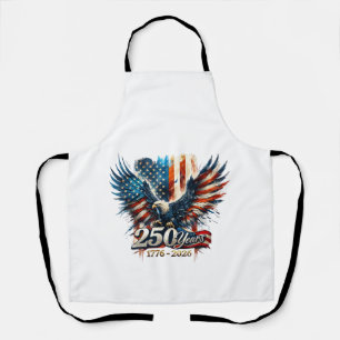250 Years America Anniversary 250th Independence D Apron