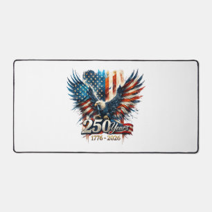 250 Years America Anniversary 250th Independence D Desk Mat