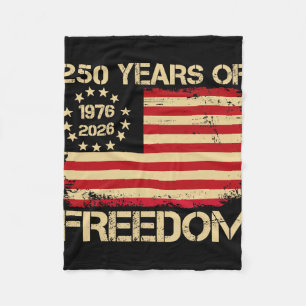 250 Years America Anniversary 250th Independence D Fleece Blanket