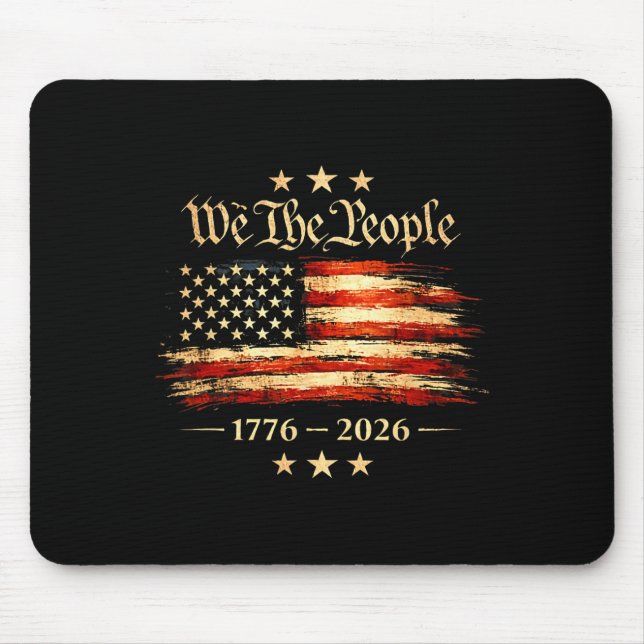 250 Years America Anniversary 250th Independence D Mouse Pad (Front)
