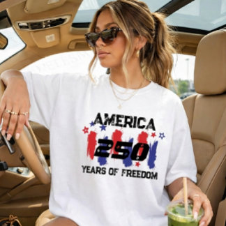250 Years America Anniversary 250th Independence D T-Shirt