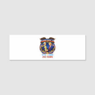250 Years America Anniversary 250th Name Tag