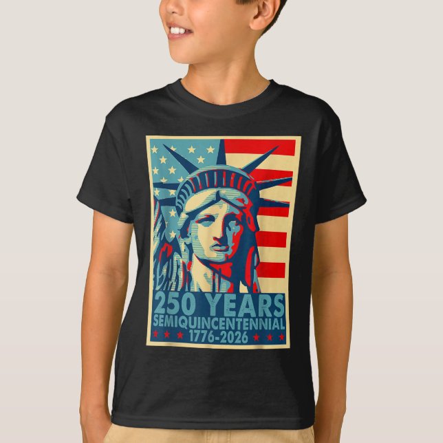 250 Years America Anniversary 4th Of July Independ T-Shirt (Front)