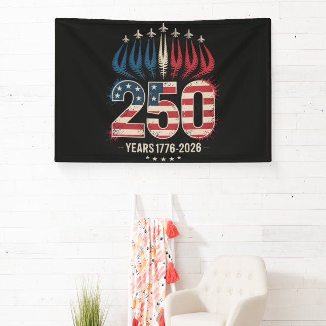 250 Years America Anniversary Banner (Insitu)