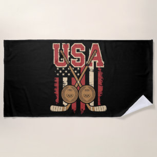 250 Years America Anniversary Beach Towel