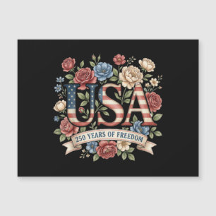 250 Years America Anniversary Flowers USA 250th Bi