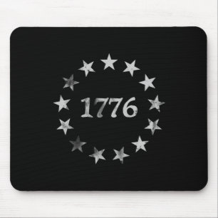 250 Years America Anniversary Grunge Flag Usa 1 Mouse Pad