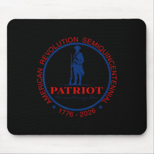 250 Years America Anniversary July 4th Vintage Wom Mouse Pad