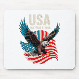 250 Years America Anniversary Usa 250th Birthday A Mouse Pad