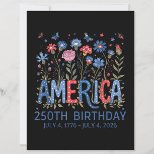 250 Years America Anniversary USA 250th Birthday F