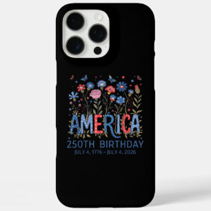 250 Years America Anniversary USA 250th Birthday F iPhone 16 Pro Max Case