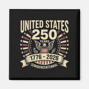 250 Years America Anniversary USA 4th of July Magnet