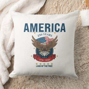 250 Years Americal Anniversary 1776 2026 Cushion