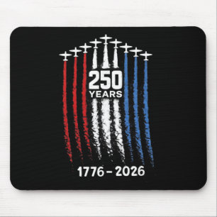 250 Years American 1776-2026 250th Usa Birthday 4t Mouse Pad