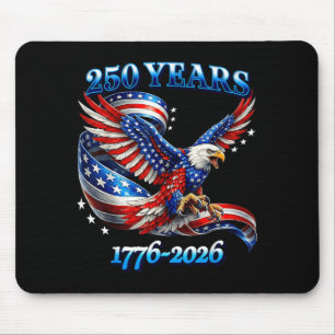 250 Years American 1776 2026 250th USA Birthday Mouse Pad