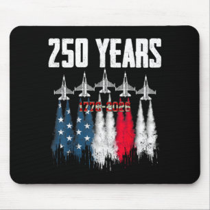 250 Years American 1776 2026 250th USA Birthday Mouse Pad