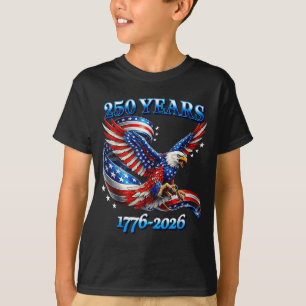 250 Years American 1776 2026 250th USA Birthday T-Shirt