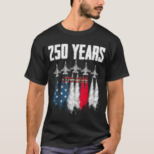 250 Years American 1776 2026 250th USA Birthday T-Shirt
