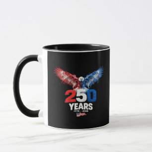 250 Years American 1776 2026 250th USA Patriotic Mug
