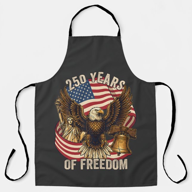 250 Years American 1776-2026 Apron (Front)