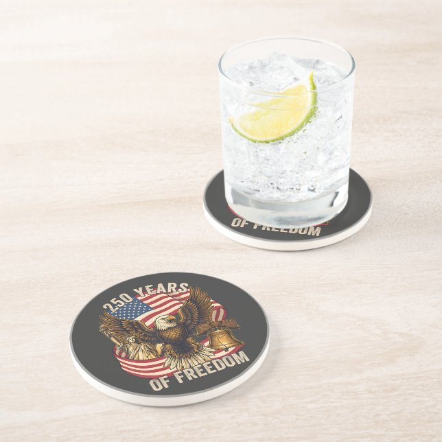 250 Years American 1776-2026 Coaster (Side)