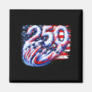 250 Years American 1776 2026 Fighter Jet Aeroplane Magnet