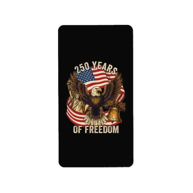 250 Years American 1776-2026 Label (Front)