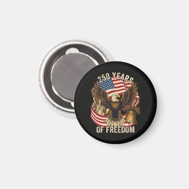 250 Years American 1776-2026 Magnet (Front/Back)