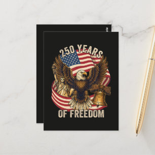 250 Years American 1776-2026 Postcard