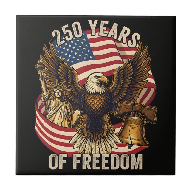 250 Years American 1776-2026 Tile (Front)
