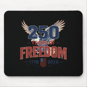 250 Years American 250th Anniversary Design Mouse Pad