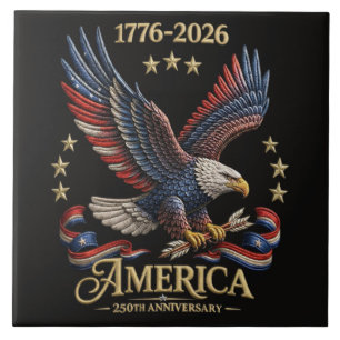 250 Years American 250th Anniversary Eagle Tile