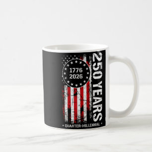 250 years american 250th anniversary flag usa coffee mug