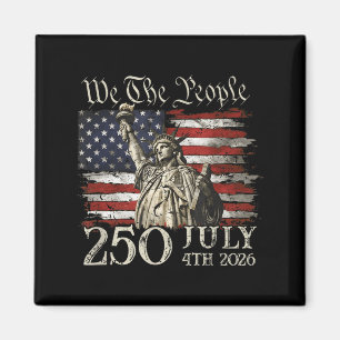 250 Years American 250th Anniversary US USA Flag Magnet