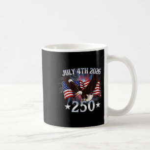 250 Years American 250th Anniversary USA Flag 4th Coffee Mug
