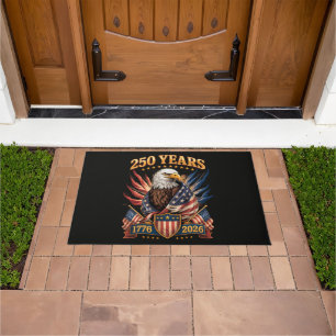 250 Years American 250th Anniversary Usa Patriotic Doormat