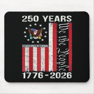 250 Years american 250th anniversary usa us flag 4 Mouse Pad