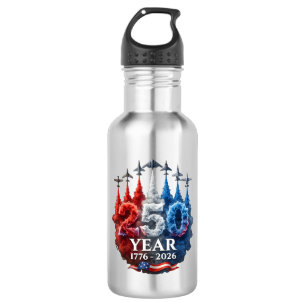 250 Years American 250th USA Patriotic 4th of July 532 Ml Water Bottle