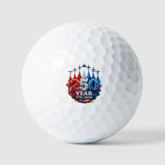 250 Years American 250th USA Patriotic 4th of July Golf Balls