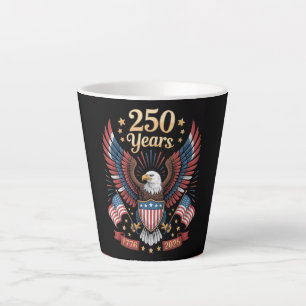 250 Years American Anniversary Latte Mug