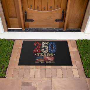250 Years American Eagle Flag Patriotic Doormat
