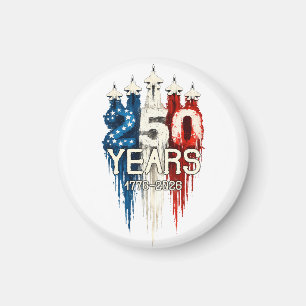 250 Years American Flag 250th Anniversary Magnet